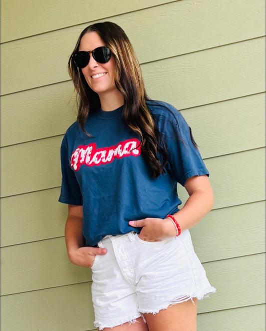 ADULT Long Sleeve Felt T-Shirt